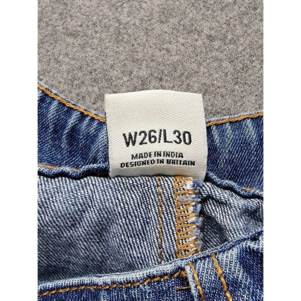 Lucy & Yak Women's Jeans High Rise Straight Leg Denim W26 L30 Blue - Picture 4 of 10